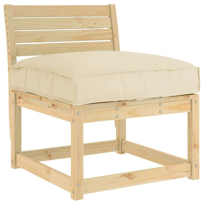 Palettenkissen 80x80x12 cm, Beige, Oxford-Gewebe - Jetzt bis zu 28% Rabatt