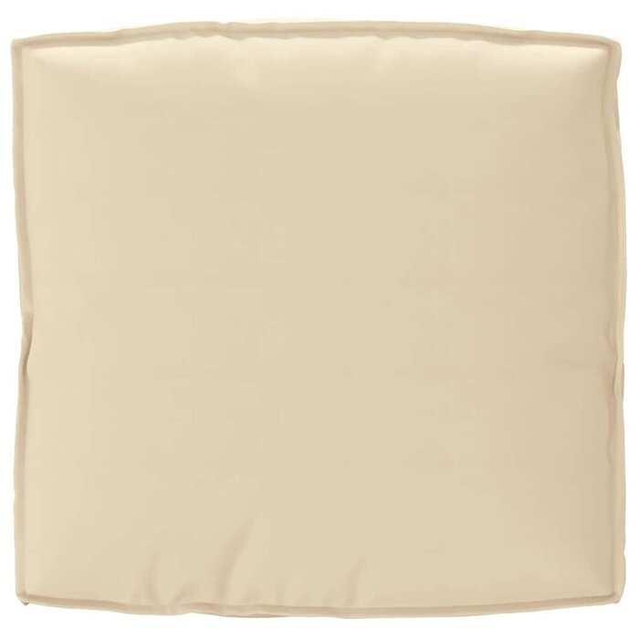 Palettenkissen 80x80x12 cm, Beige, Oxford-Gewebe - Jetzt bis zu 28% Rabatt