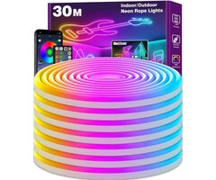 30m Neon LED-Streifen RGB - Smarte Beleuchtung bis zu 29% reduziert