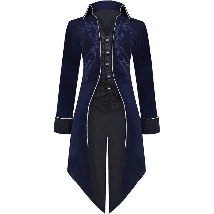 Steampunk Gehrock Herren Rot 3XL | Viktorianisches Gothic Kostüm bis zu 28% Rabatt