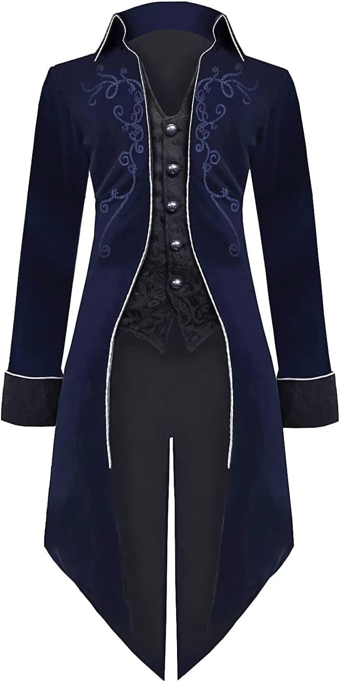 Steampunk Gehrock Herren Rot 3XL | Viktorianisches Gothic Kostüm bis zu 28% Rabatt