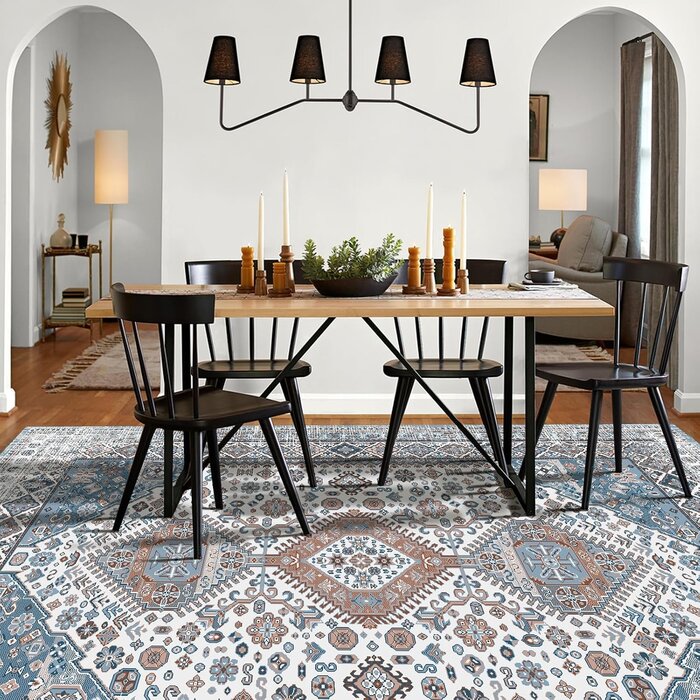 Eleganter Orientteppich 200x290 cm Dunkelblau - Jetzt bis zu 29% sparen