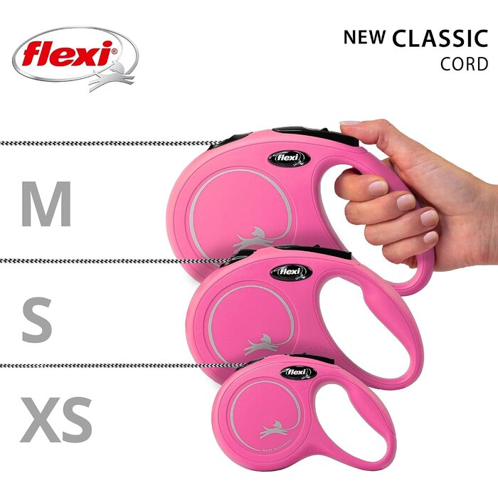 Hunderollleine 8m für Hunde bis 20kg - Rosa - Bis zu 27% Rabatt