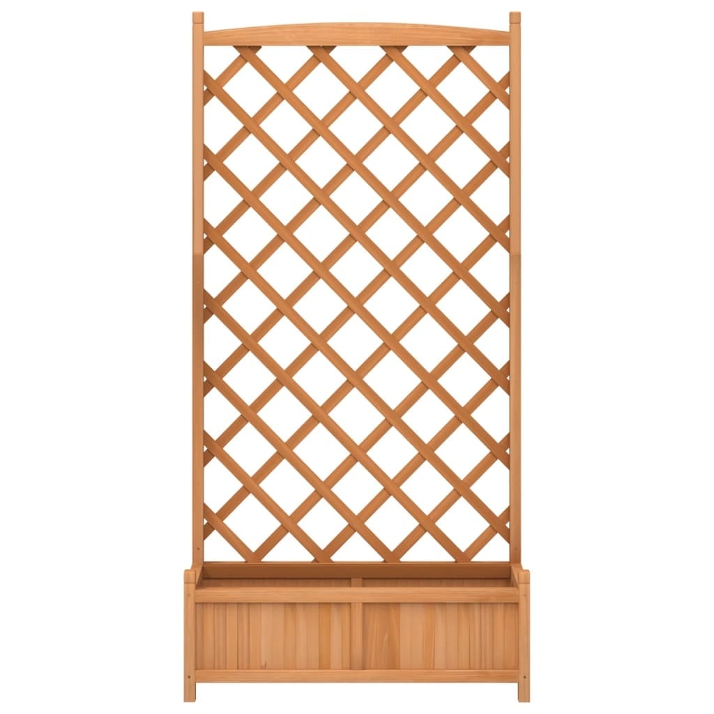 Pflanzkasten mit Rankgitter 90x180 cm - Massivholz - bis zu 34% sparen