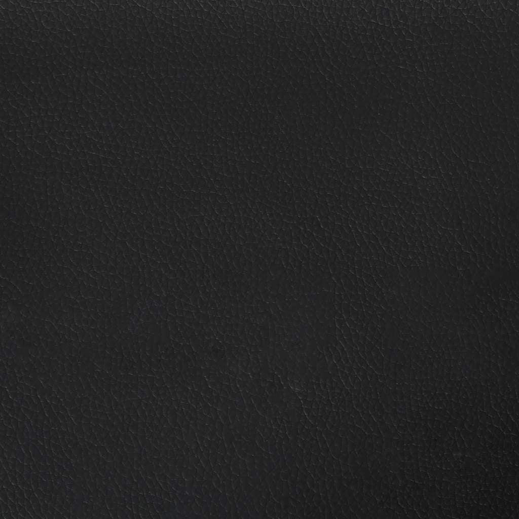 Design Bettgestell 200x200 cm - Kunstleder Weiß/Schwarz - bis zu 35% Rabatt