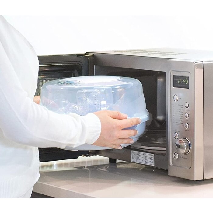 Mikrowellen-Dampfsterilisator - Schnelle Hygiene für Babyzubehör - bis zu 32% Rabatt
