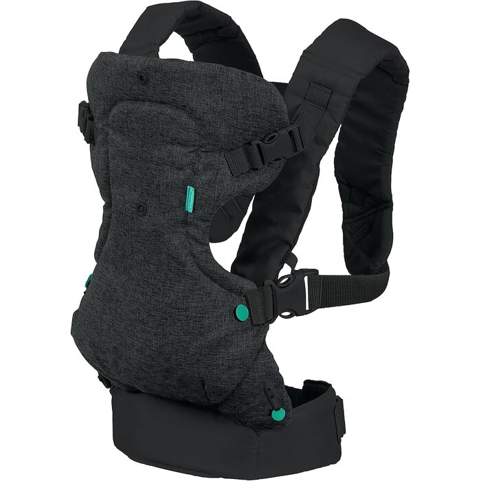 Ergonomische 4-in-1 Babytrage Schwarz - Jetzt bis zu 33% sparen