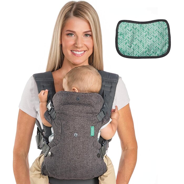 Ergonomische 4-in-1 Babytrage Schwarz - Jetzt bis zu 33% sparen