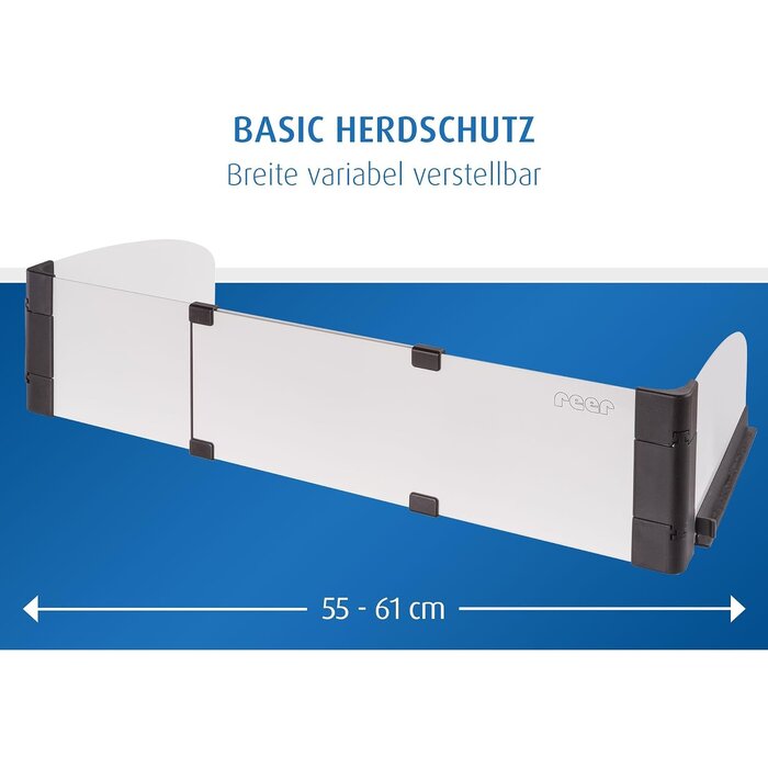 Ausziehbares Herdschutzgitter Silber 55-65 cm - Jetzt bis zu 28% Rabatt