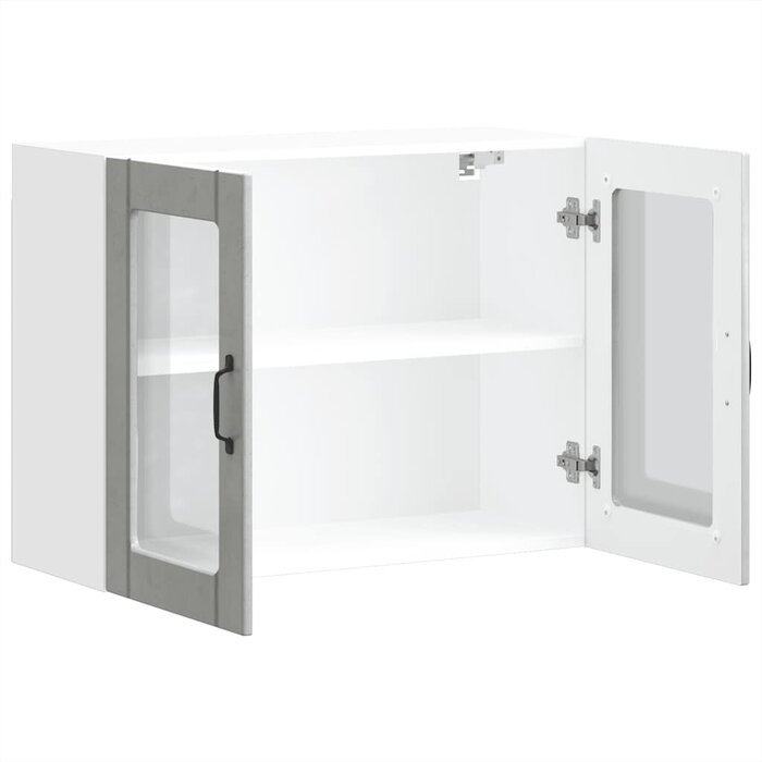 Küchenhängeschrank Lucca in Betongrau - 80x31x60 cm - bis zu 34% günstiger