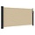 Ausziehbare Seitenmarkise 100x300 cm beige - bis zu 34% Rabatt
