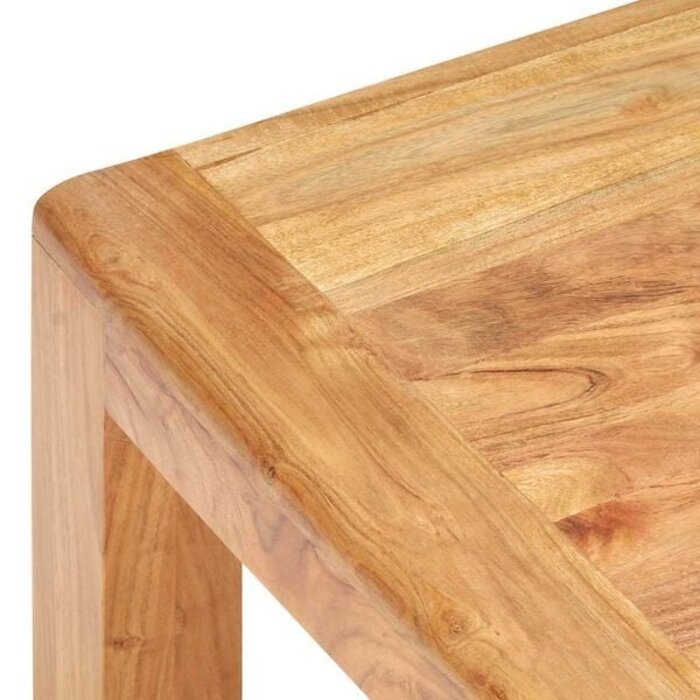 Vidaxl Massiver Akazienholz Wohnzimmertisch - Honig Finish - bis zu 35% Rabatt