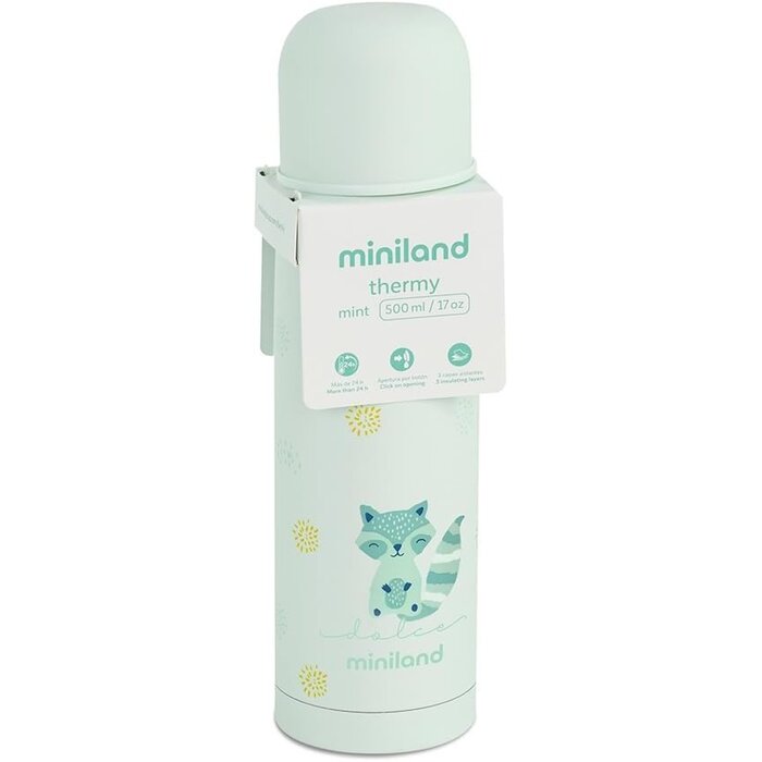 Isolierflasche 500 ml Edelstahl - Minze | Jetzt bis zu 57% Rabatt sichern