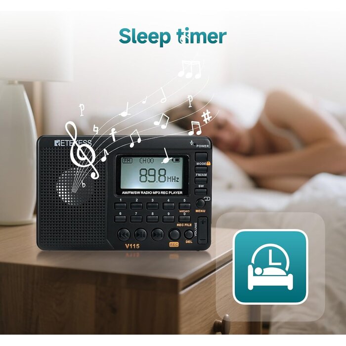 Tragbares Weltempfänger-Radio mit MP3-Player - Jetzt bis zu 27% sparen