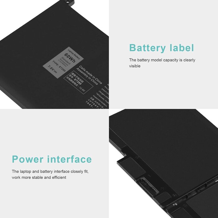 Ersatzakku für Dell Latitude 7000er Serie - 60Wh - bis zu 31% Rabatt