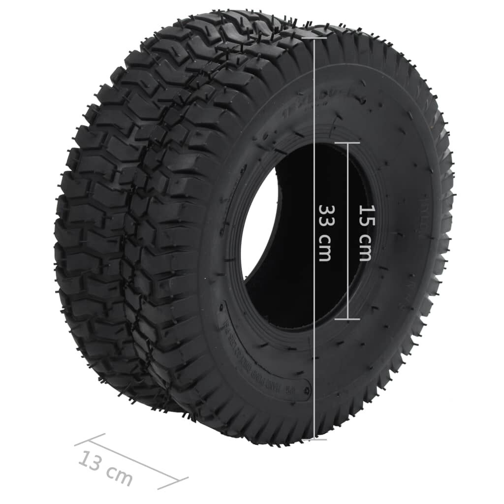 Schubkarrenreifen 2er Set 15x6.00-6 - Robuster Ersatzreifen bis zu 33% günstiger