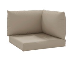 Vidaxl 3-tlg. Palettenkissen Set Taupe - Jetzt bis zu 74% günstiger sichern!