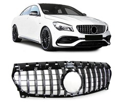 Sportkühlergrill für CLA C117 Facelift - Schwarz/Chrom - bis zu 32% reduziert