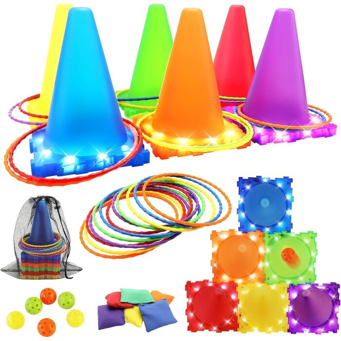 3-in-1 Leuchtendes Wurfspiel-Set für Kinder - bis zu 32% sparen