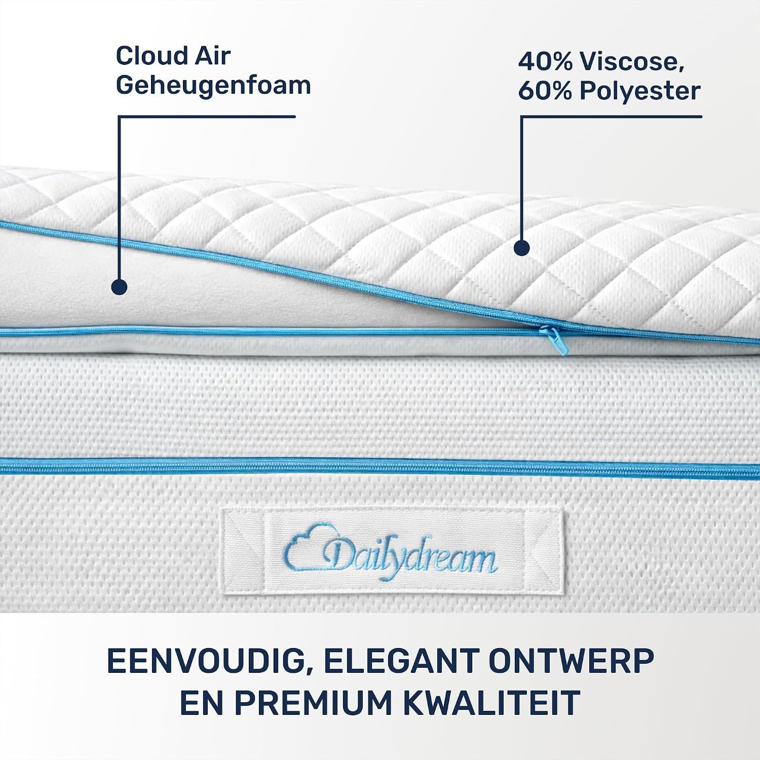 Viskoelastische Matratzenauflage 90x200 cm - bis zu 29% Rabatt