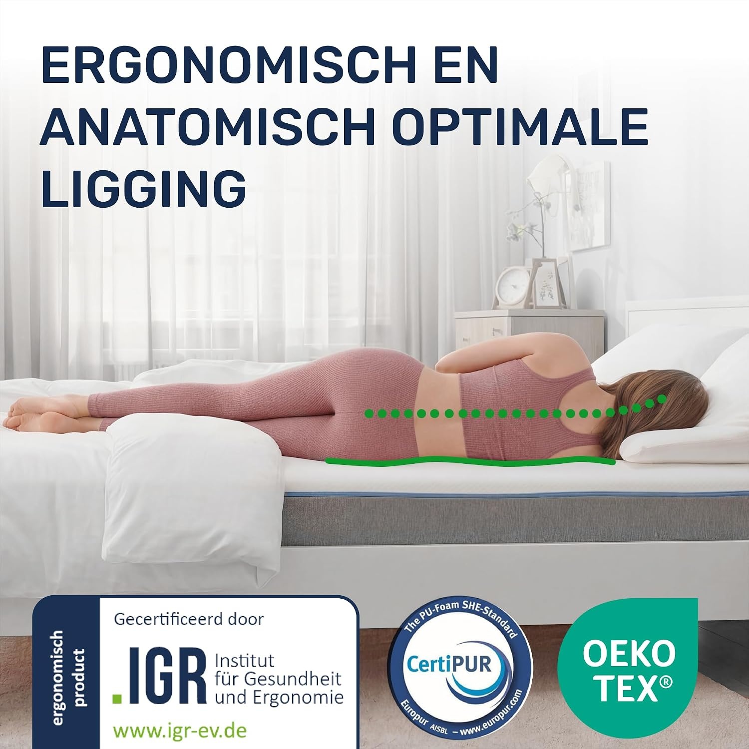 Viskoelastische Matratzenauflage 90x200 cm - bis zu 29% Rabatt