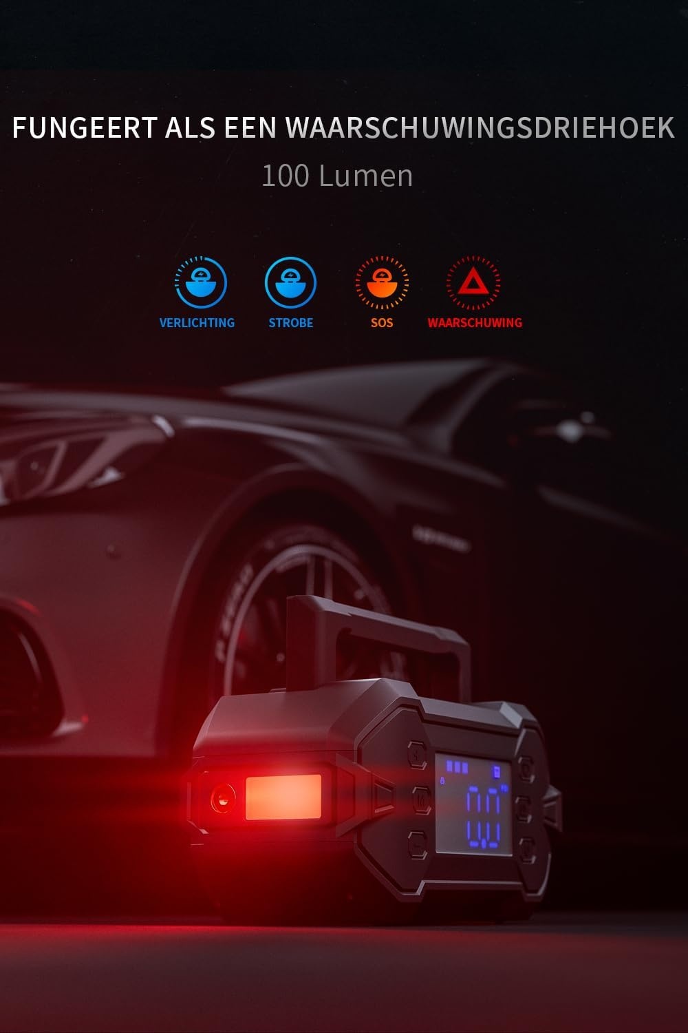 Starthilfe Powerbank 3000A mit Kompressor - bis zu 29% Rabatt