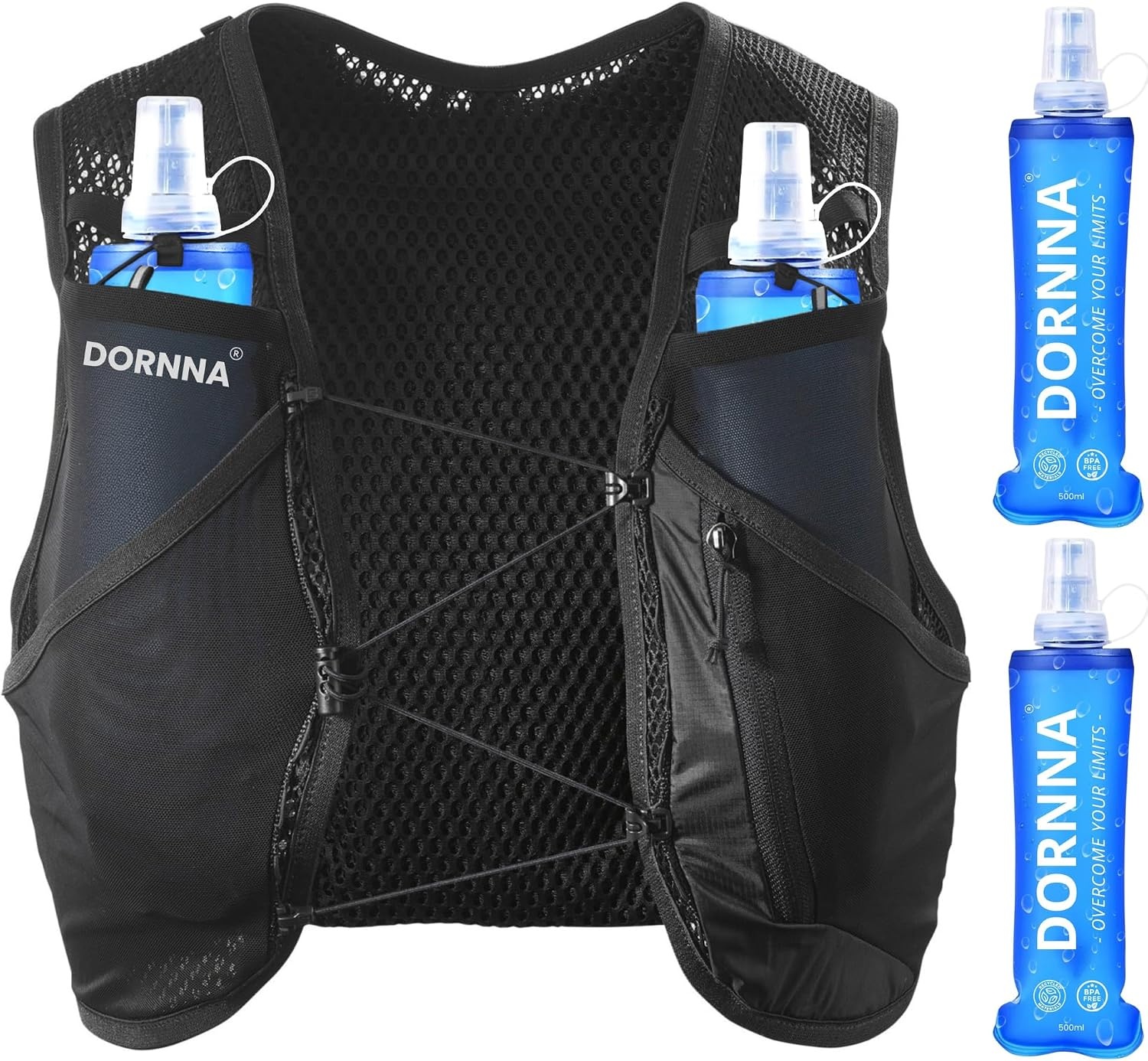 Trailrunning-Trinkweste in Rot inkl. 2 Soft Flasks - bis zu 33% reduziert