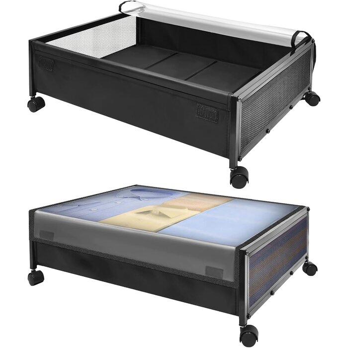 Unterbett-Aufbewahrungsboxen Metall 2er-Set - bis zu 29% Rabatt