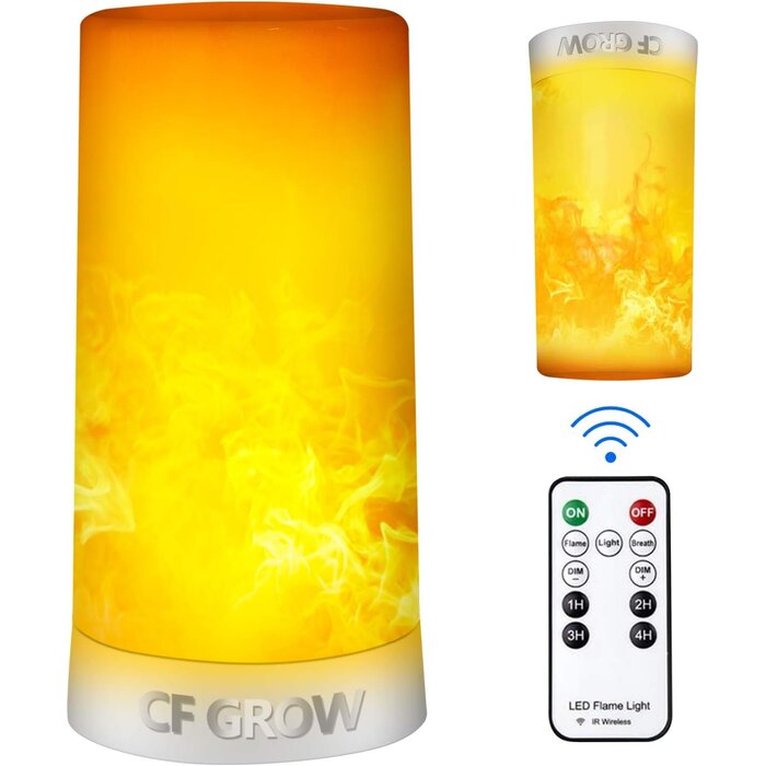 LED-Flammenlicht 2er Set - Realistisches Flackern, USB, Timer - bis zu 32% sparen