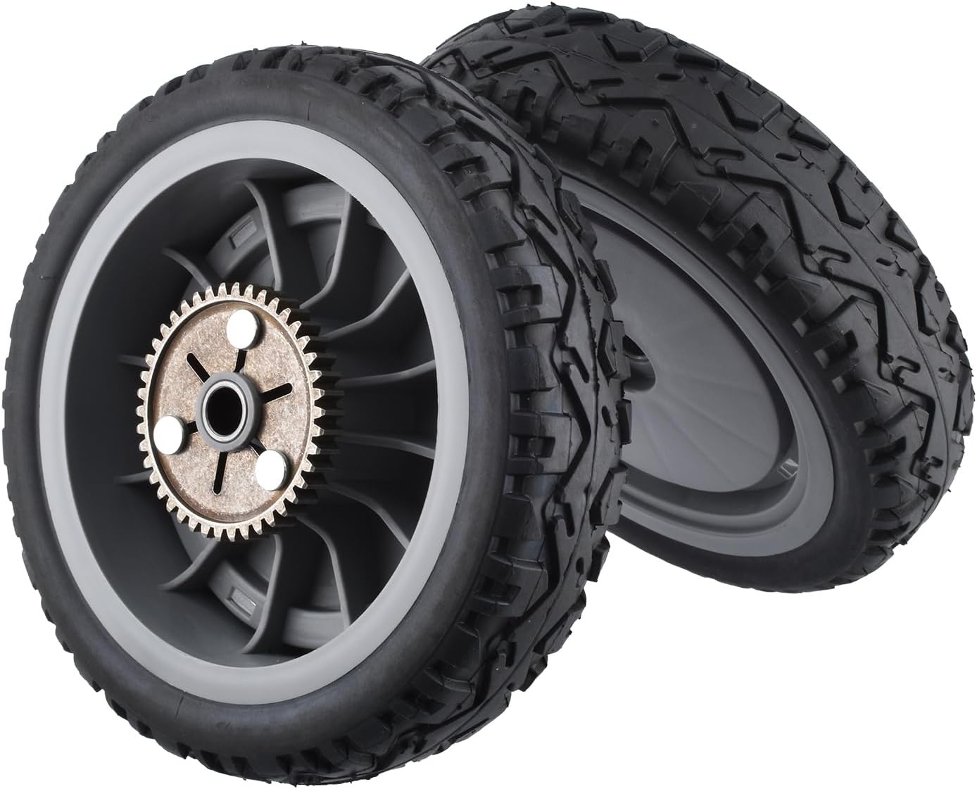 Hinterrad-Set für Rasenmäher 8x2 Zoll 42 Zähne - Sparen Sie bis zu 33%