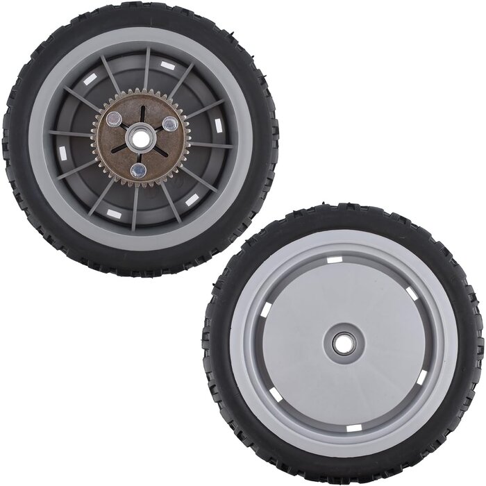 Hinterrad-Set für Rasenmäher 8x2 Zoll 42 Zähne - Sparen Sie bis zu 33%