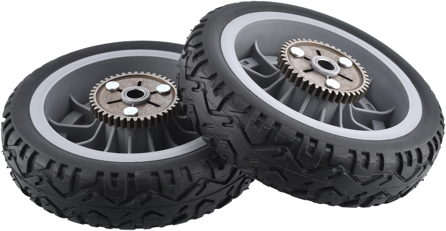 Hinterrad-Set für Rasenmäher 8x2 Zoll 42 Zähne - Sparen Sie bis zu 33%