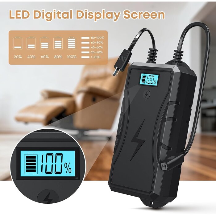 Akku-Pack für Relaxsessel & Sofas, 2500 mAh, 2-Pin - bis zu 34% Rabatt