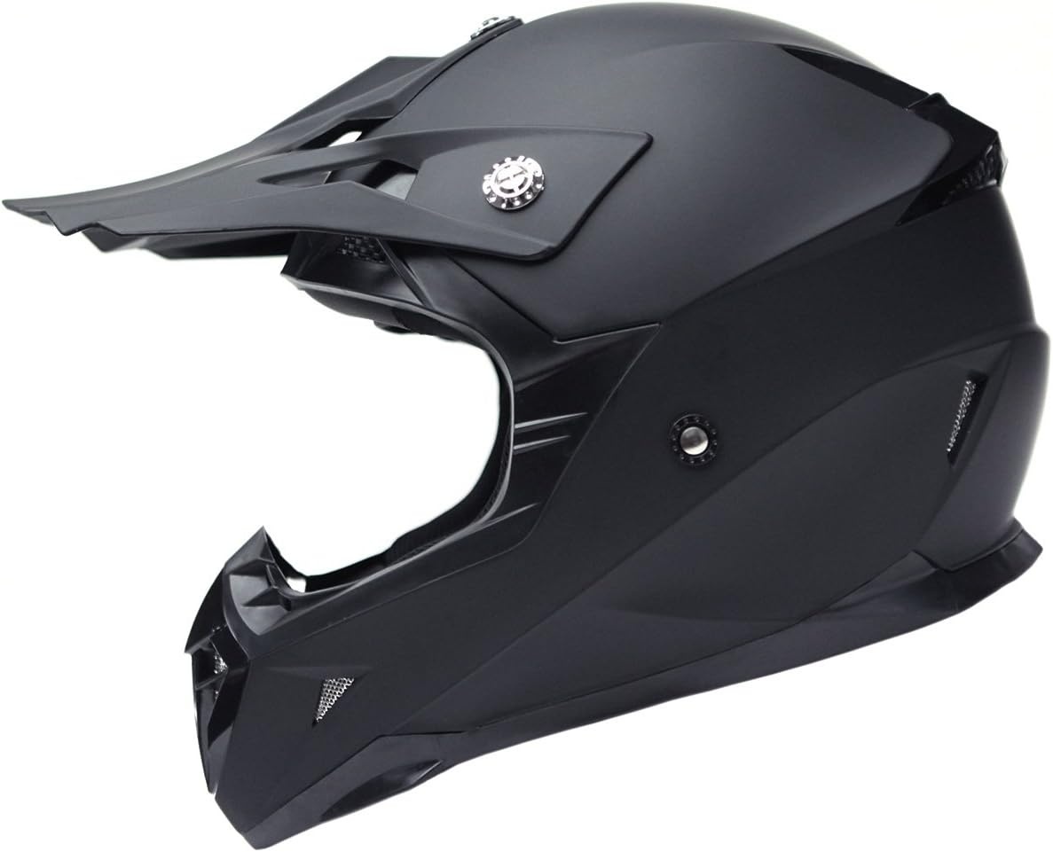 Vollvisierhelm für Motorrad & Offroad - Matt Schwarz - bis zu 34% Rabatt