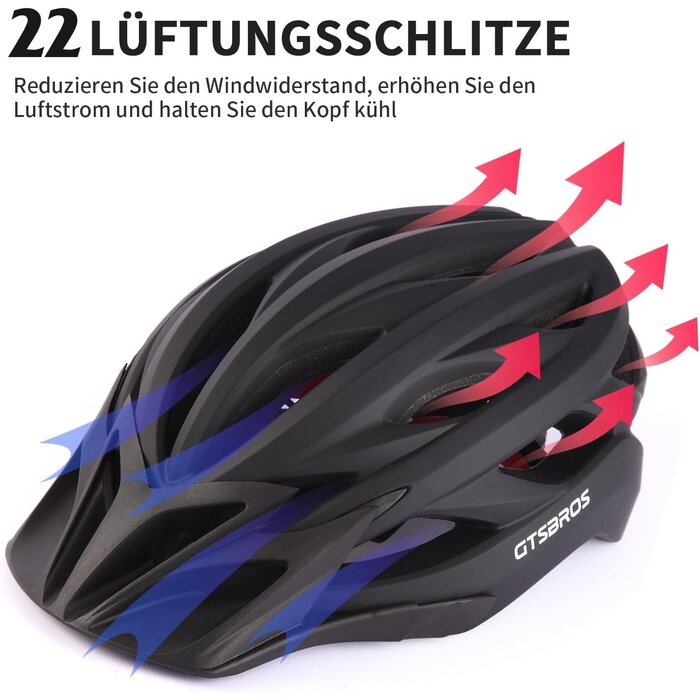 Vielseitiger Fahrradhelm für MTB & City - Schwarz-Matt - Jetzt bis zu 26% Rabatt