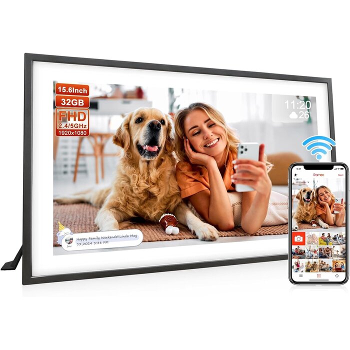 Digitaler Bilderrahmen 15,6 Zoll Full HD - Sparen Sie bis zu 30% im Outlet