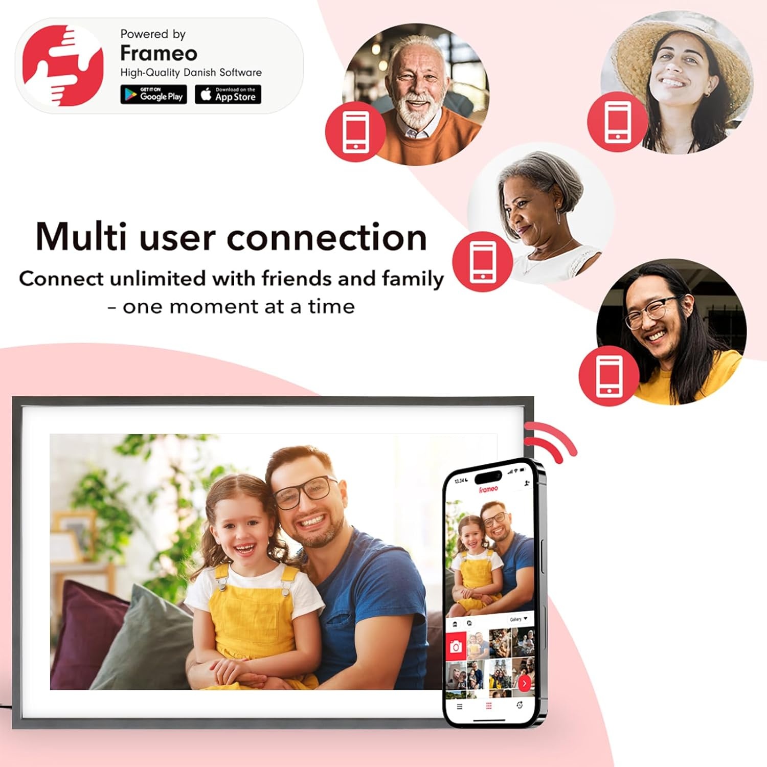 Digitaler Bilderrahmen 15,6 Zoll Full HD - Sparen Sie bis zu 30% im Outlet
