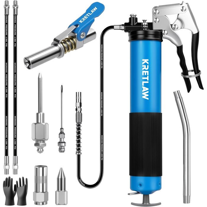 Profi Fettpressen-Set 10-tlg., 7000 PSI - Jetzt bis zu 34% sparen!