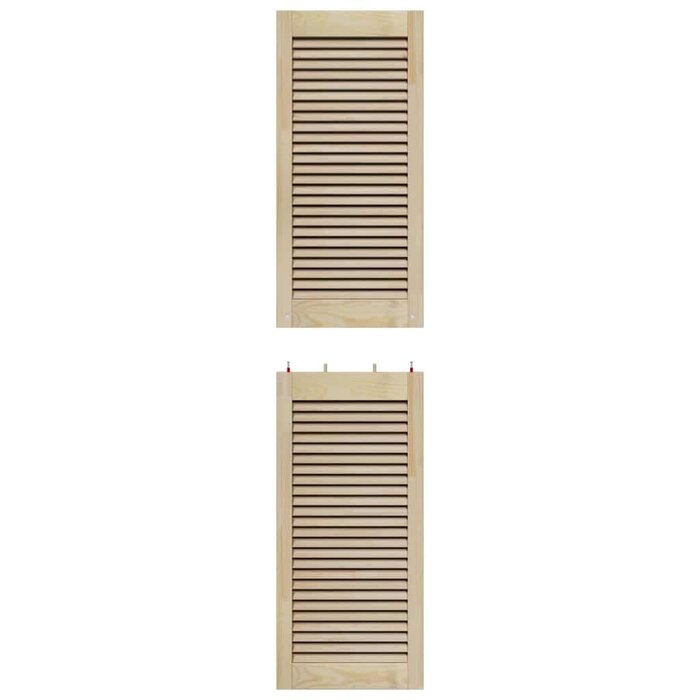 Vidaxl 2x Schranktüren Massivholz Kiefer 170x39,5cm - rustikal - bis zu 46% Rabatt