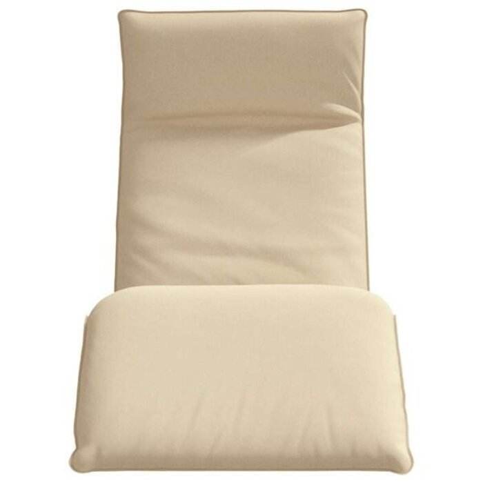 Vidaxl Klappbare Bodenliege 175x54x8,5 cm - Beige - jetzt bis zu 46% günstiger