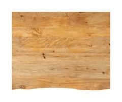 Vidaxl Massive Mangoholz Tischplatte mit Naturkante 110x80cm - bis zu 35% Rabatt