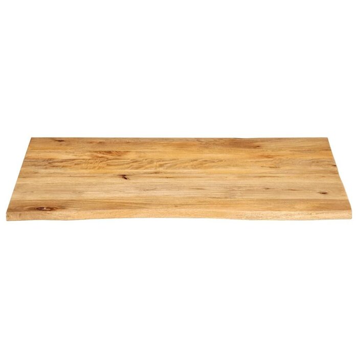 Vidaxl Massive Mangoholz Tischplatte mit Naturkante 110x80cm - bis zu 35% Rabatt