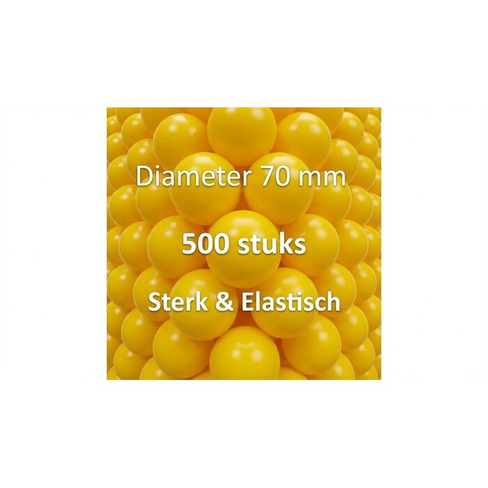 Viking Choice Bällebad-Bälle 70mm, gelb, 500 Stück - Jetzt bis zu 34% Rabatt sichern!