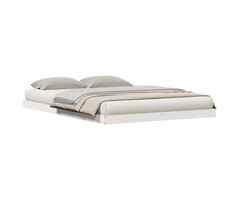Vidaxl Massivholzbett 140x220 cm Weiß - Stabil & Modern - Bis zu 64% Rabatt