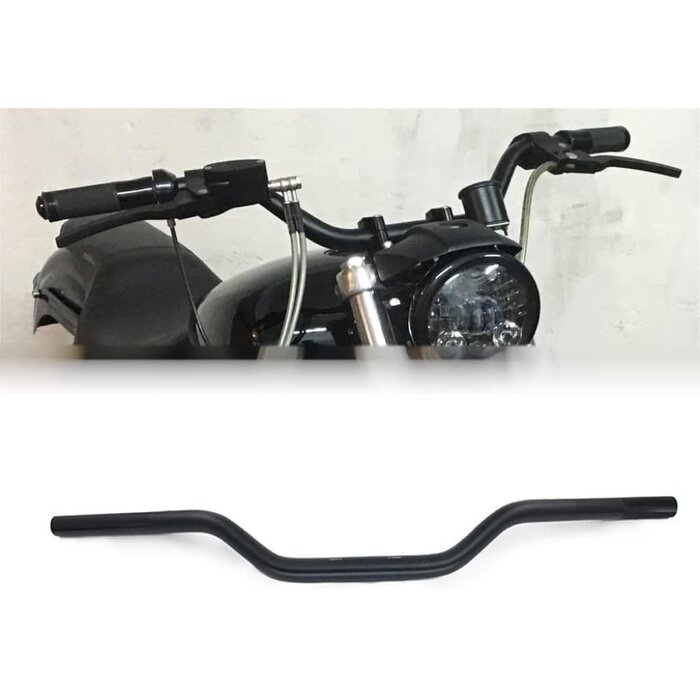 Universal Motorradlenker 22 mm Aluminium - Schwarz - bis zu 32% reduziert