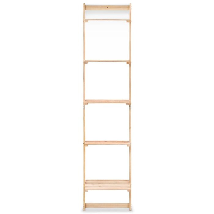Leiter-Wandregal aus Zedernholz, 41,5x30x176 cm - bis zu 32% sparen