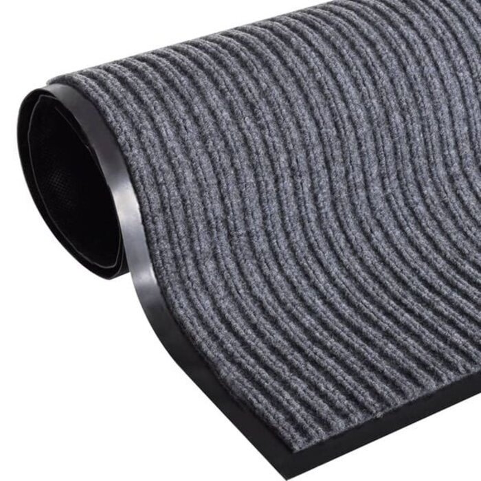 Vidaxl Große Fußmatte 117 x 220 cm PVC Grau - Jetzt bis zu 33% Rabatt sichern