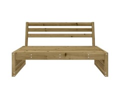 Vidaxl Garten-Mittelbank aus Kiefernholz, 120 x 80 cm - Jetzt bis zu 36% Rabatt