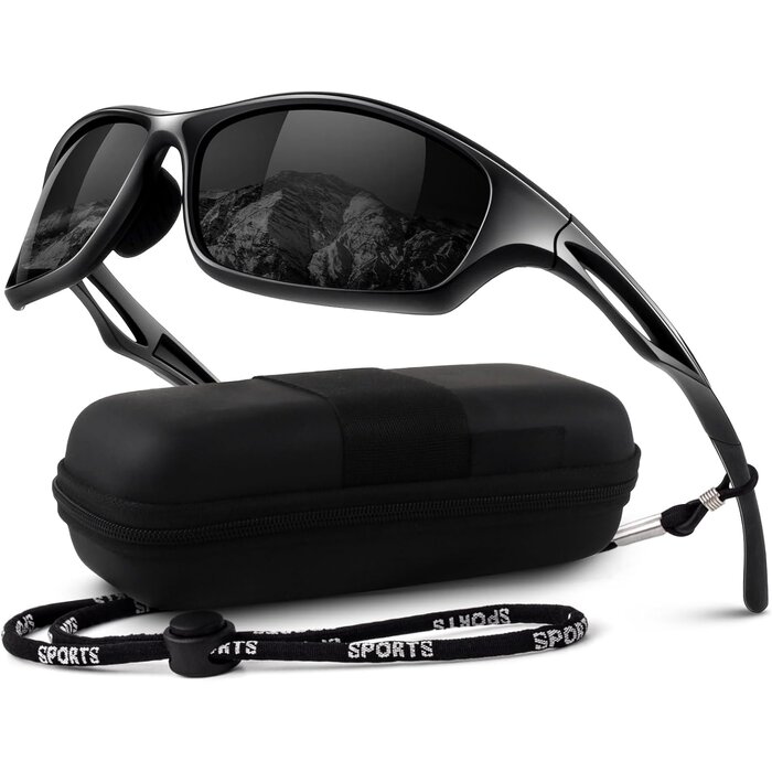 HD-Sportsonnenbrille polarisiert - UV400 - Schwarz/Grau - bis zu 31% Rabatt