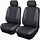 Universal Vordersitzbezüge - Airbag-kompatibel - Schwarz/Grau - Bis zu 32% Rabatt